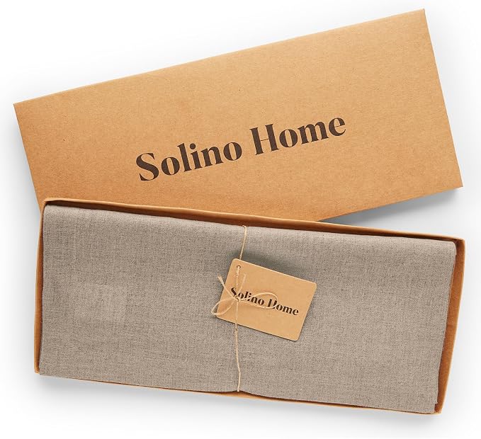 Solino Home Linen Natural Table Runner 132 Inches Long - Image 5