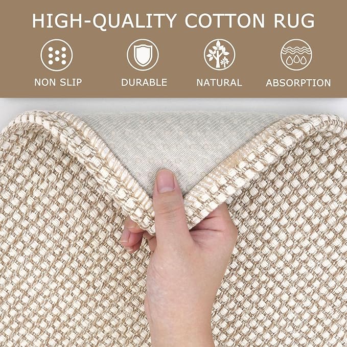 KOZYFLY Long Runners for Hallways 3x12 ft Washable Kitchen Runner Non Slip - Image 6