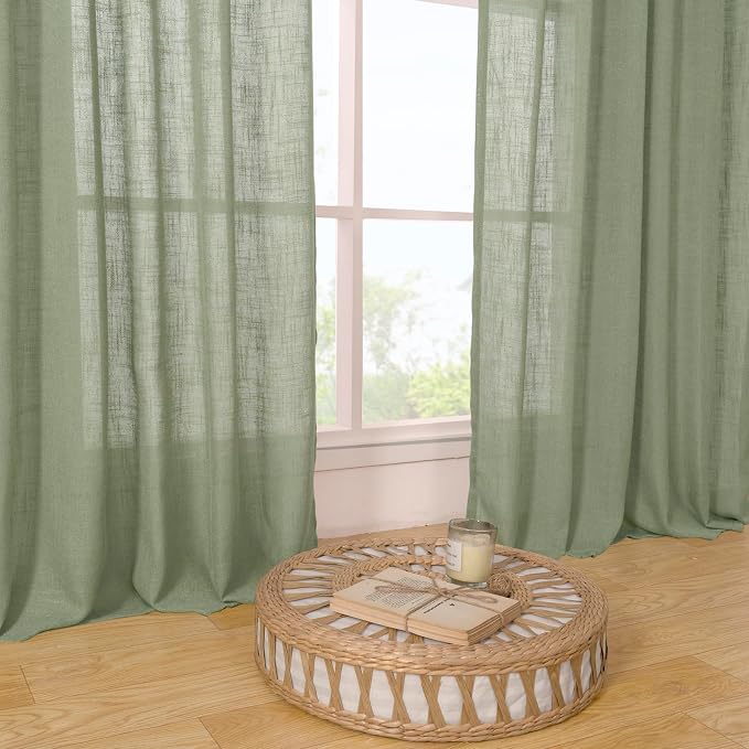 LAMIT Extra Wide Linen Curtains - Image 9
