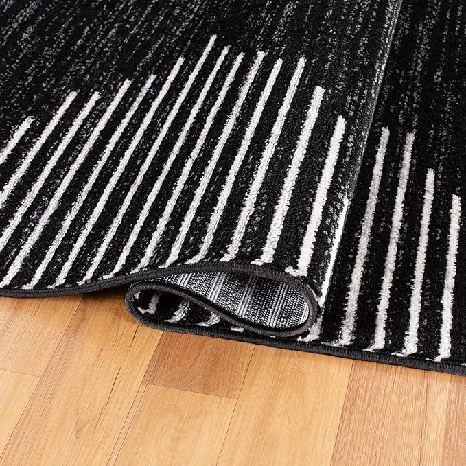 Rugshop Bohemian Stripe Stain Resistant Carpet High Traffic Living Room Kitchen - Image 6