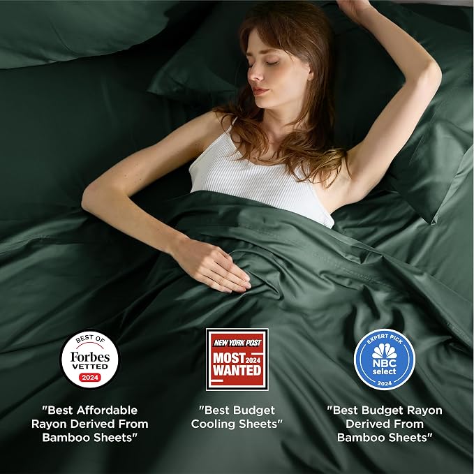 Bedsure King Size Sheets Set, Cooling Sheets - Image 2