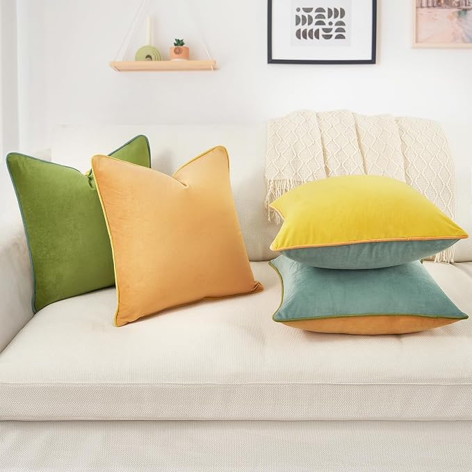 MONDAY MOOSE Decorative Throw Pillow Covers Cushion Cases, Mix and Match - Image 6