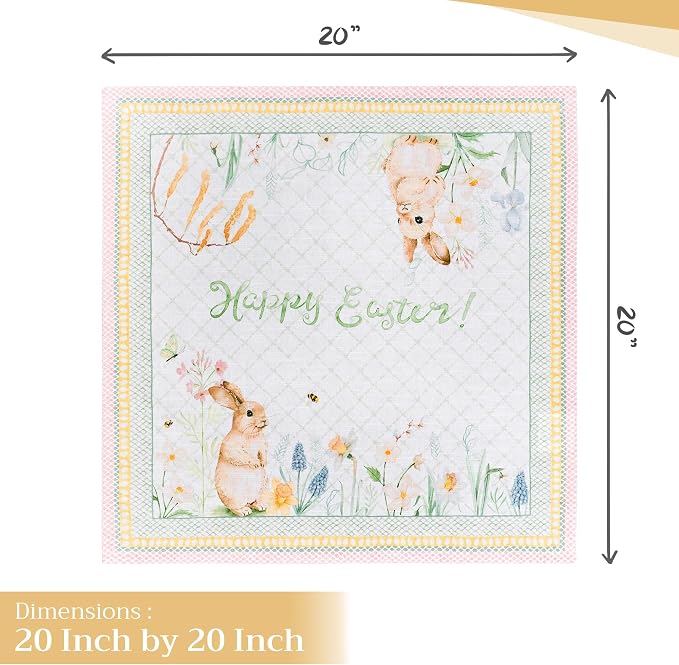 Maison d' Hermine Cloth Napkins Set of 4 100% Cotton Everyday Reusable Square - Image 4