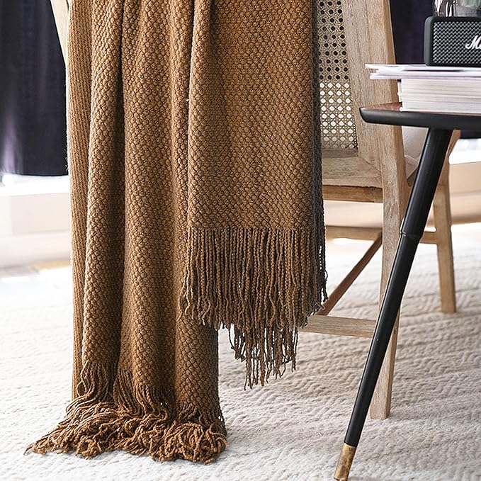 LOMAO Knitted Throw Blanket - Image 7