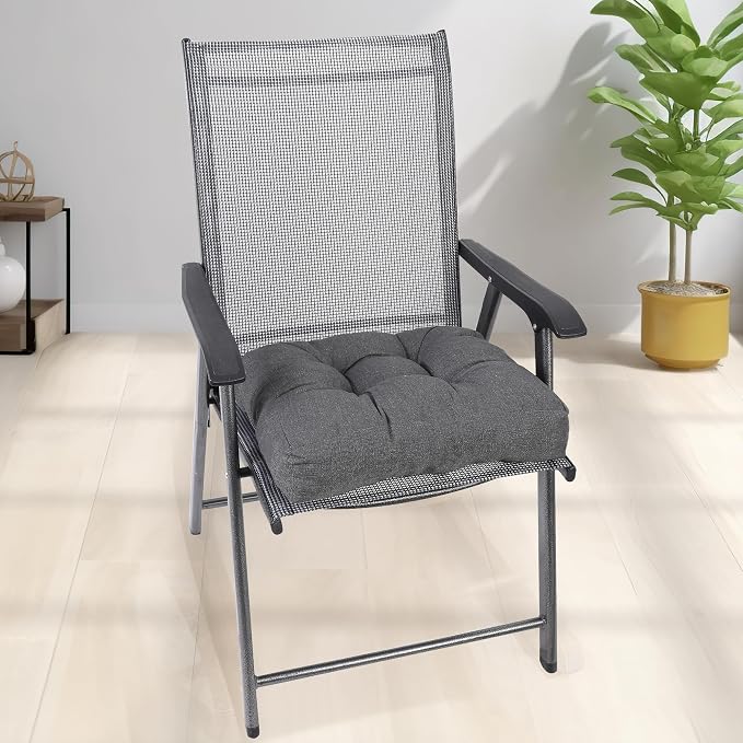 RACE LEAF 4 Pack Patio Chair Cushions 17x17 Inch, Waterproof Memory Foam - Image 7