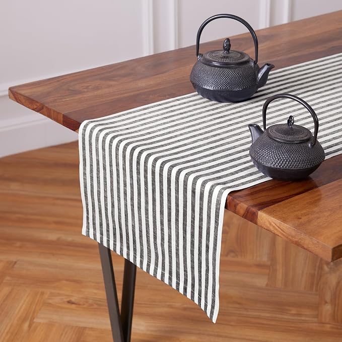 Solino Home Linen Table Runner 120 Inches Long - Image 2