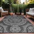 Medallion Outdoor Rug 6x9 Washable Outside Carpet by Unknown