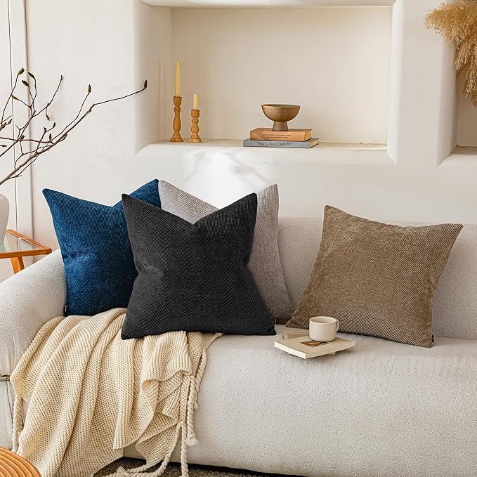 a moment Pack of 2 Decorative Chenille Throw Pillow Covers - Image 6