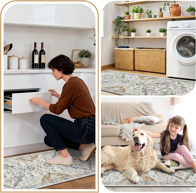 Ileading Anti Fatigue Kitchen Rugs Sets of 2 Cushioned Kitchen Mats - Image 7