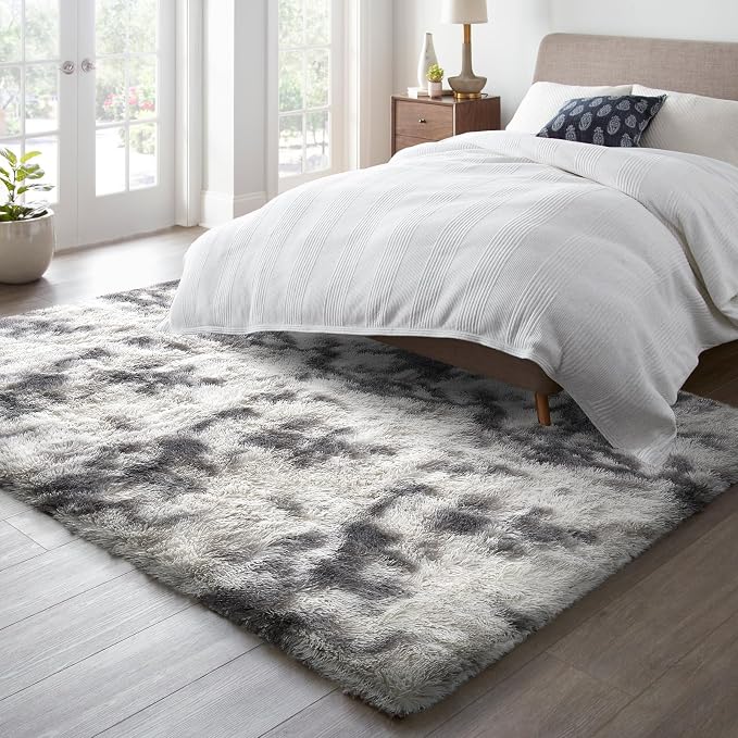 Ophanie Grey and White Area Rugs - Image 3