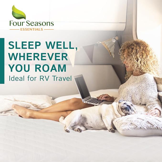 RV Bunk Size Waterproof Mattress Pad - Image 6