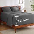 Bedsure Twin XL Sheets Dorm Bedding, GentleSoft Breathable Extra Long Twin by BEDSURE