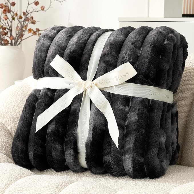 Cozy Bliss Faux Fur Throw Blanket - Image 7