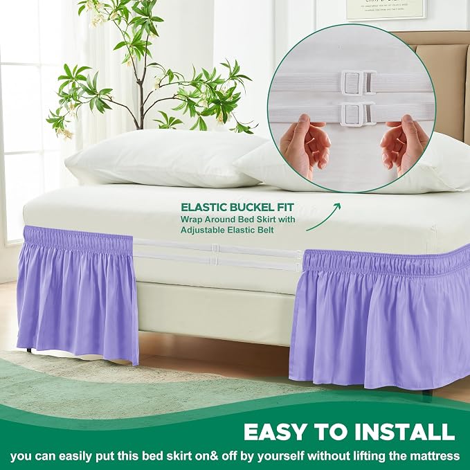 Biscaynebay Wrap Around Bed Skirts - Image 4