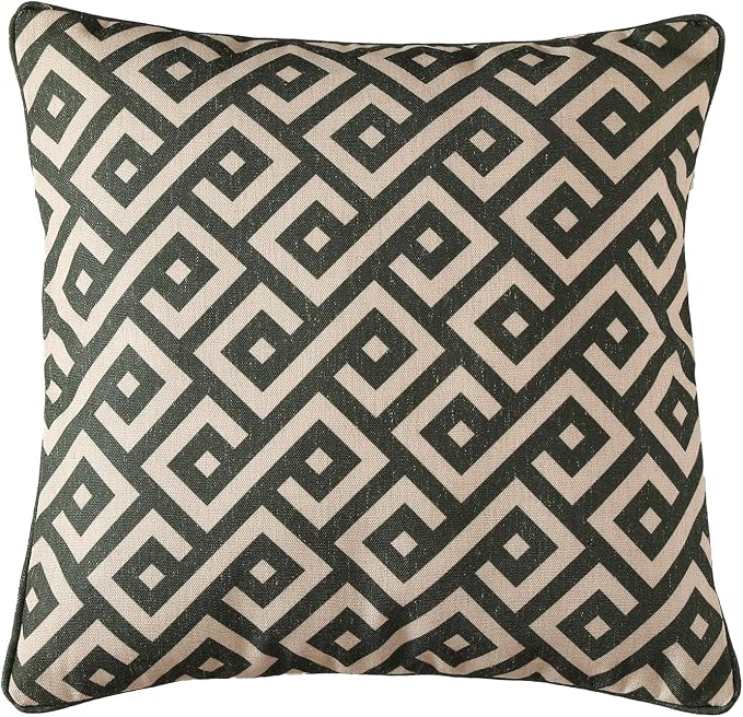 ISAENNE Design Linen Classic Vintage Throw Pillow Covers 18"x18", Minimalist by Isaennehomedecoration