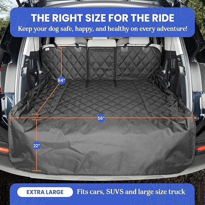 4Knines Split Cargo Liner for SUV – for Dogs & Pets, Heavy-Duty, Waterproof - Image 4