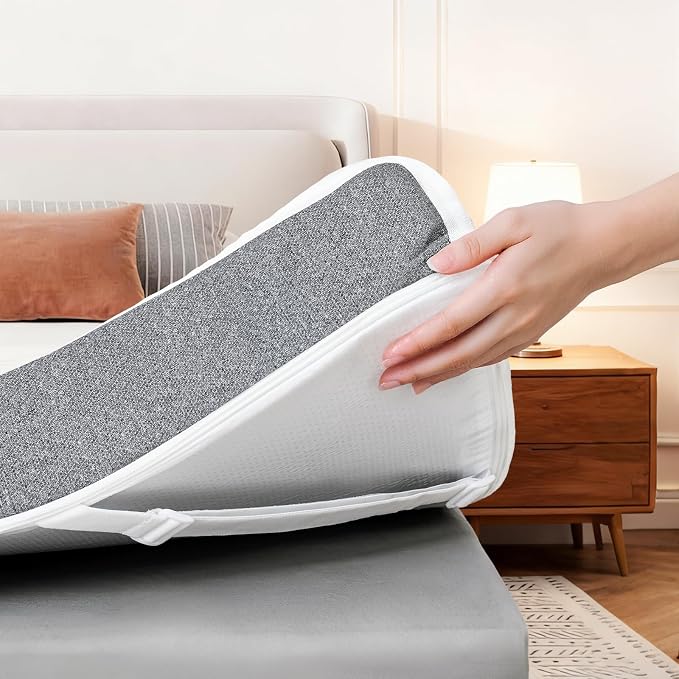 Cooling Mattress Topper Twin Size 3 Inch, Cooling Gel & Bamboo Charcoal Memory by HOMRELEXA