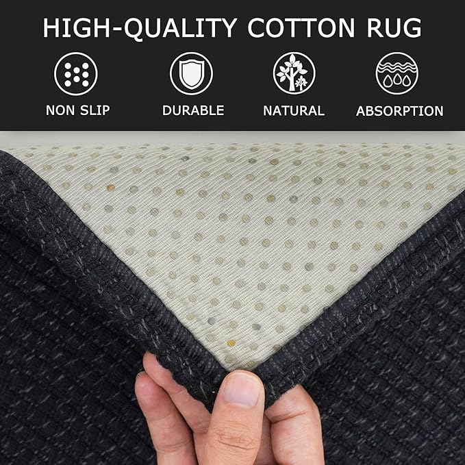 KOZYFLY Indoor Door Mat 2x3 ft Small Area Rugs Washable Front Door Mat Non Slip - Image 6