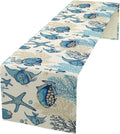 Coral Ocean Fish Table Runner for Kitchen Bedroom Living Room Underwater World by ShiTingYu