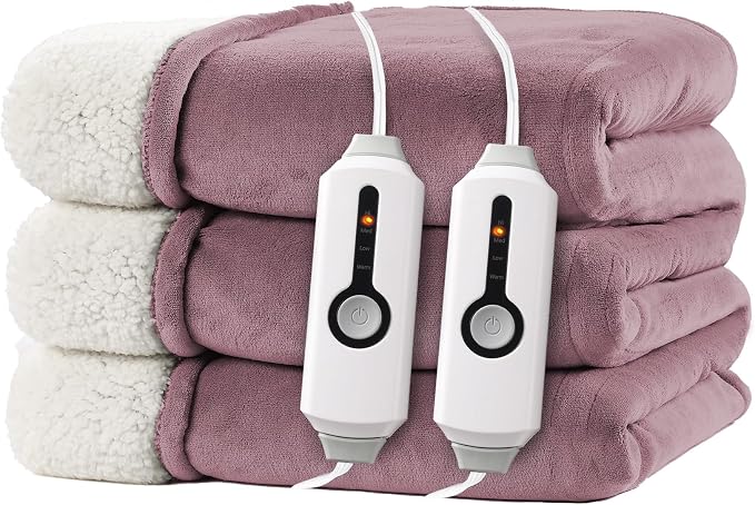 Electric Heated Blanket Queen Size 84"x90" by RALYSUN