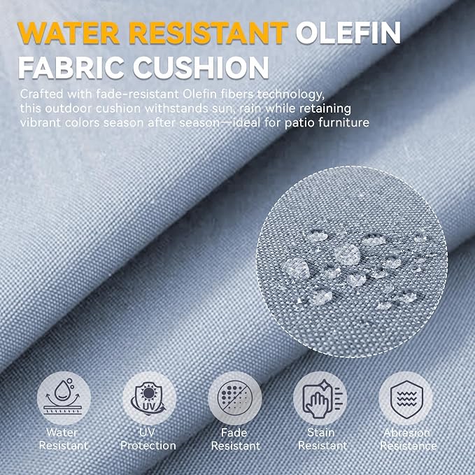 Outdoor Cushion Set for Furniture Patio Furniture, UV Resistant, Water Resistant - Image 6