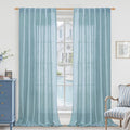 LAMIT Linen Curtains 95 Inches Long by LAMIT