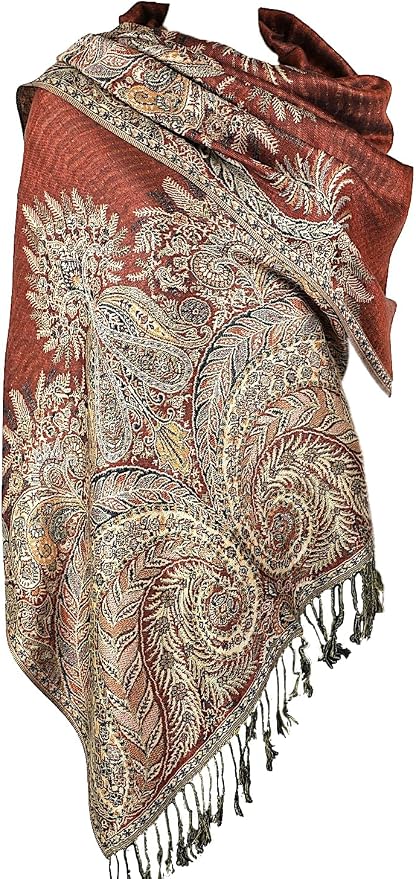 Achillea Big Paisley Pashmina Shawl Wrap by Achillea