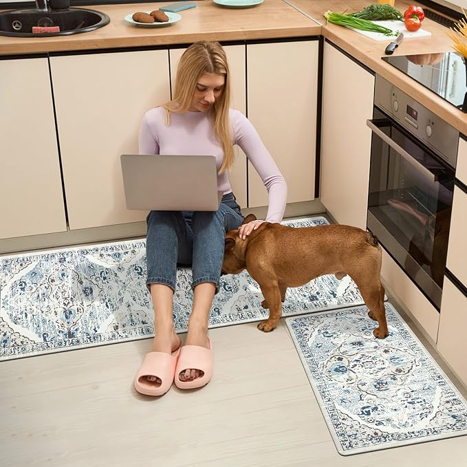 Ileading Anti Fatigue Kitchen Rugs Sets of 2 Cushioned Kitchen Mats - Image 7