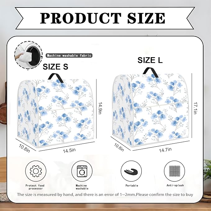 Mixer Dust Cover for 6-8 Qt Stand Mixer, Cloth Cover - Image 2