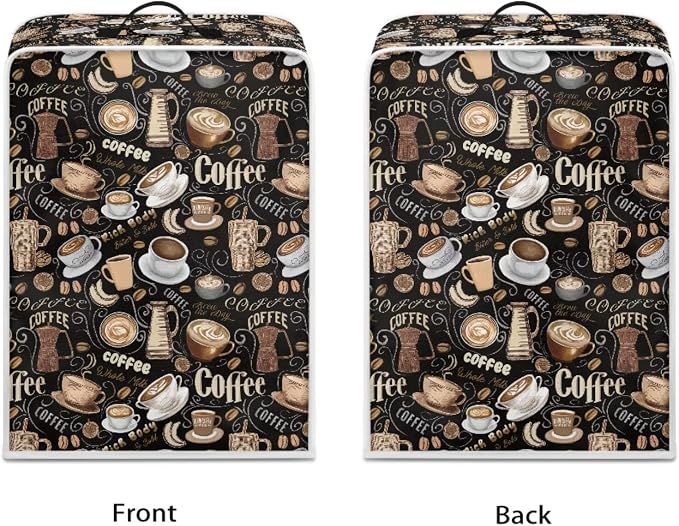 Coffee Maker Cover for Kitchen Counter, Washable Foldable Kitchen Appliance - Image 2