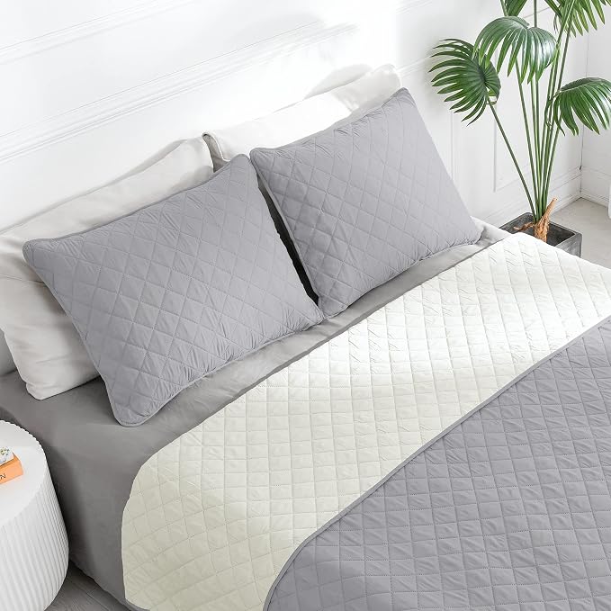 Easy-Going Twin Size Reversible Quilt Set - Image 2