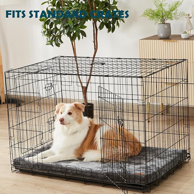 Dog Crate Pad - Dog Bed Large Sized Dogs - XL Memory Foam Pet Bed - Image 5