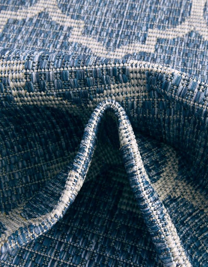 Unique Loom Outdoor Trellis Collection Area Rug - Image 5