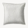 SanVia Ivory Pleat Premium Cotton Throw Pillow Covers, 20 x 20 Inches, Luxury by SanVia