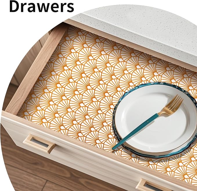 3D Drawer and Shelf Liner for Kitchen Cabinet: 12 in X 30 Ft Waterproof Shelf - Image 8