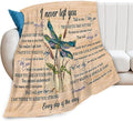 Dragonfly Blanket Memorial Sympathy Gifts by citari
