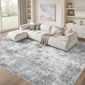 Washable 8X10 Area Rug: Modern Abstract Soft Non-Slip Indoor Rugs Home Decor by Unknown