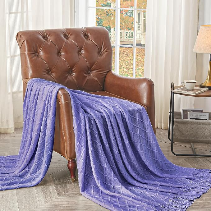 inhand Knitted Throw Blanket for Couch and Bed, Soft Living Room Home Decor - Image 6