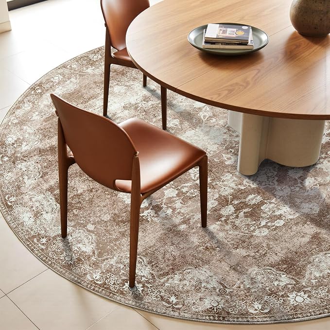 jinchan Round Rug 7ft Area Rug - Image 8