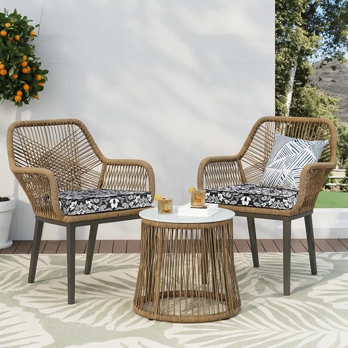Favoyard Outdoor Chair Cushion 19 x 19 x 3 In Waterproof Pattern Fade Resistant - Image 6