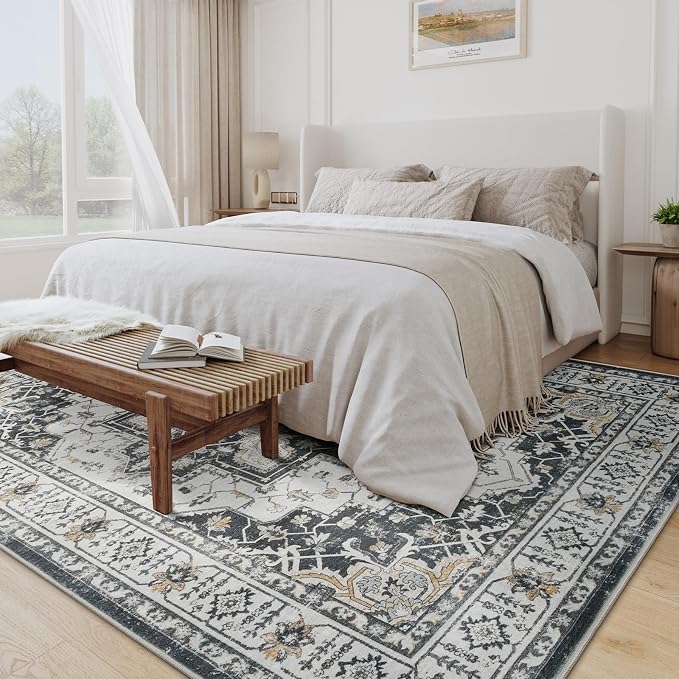 zesthome Area Rug 8x10, Ultra-Thin Washable Rugs - Image 7
