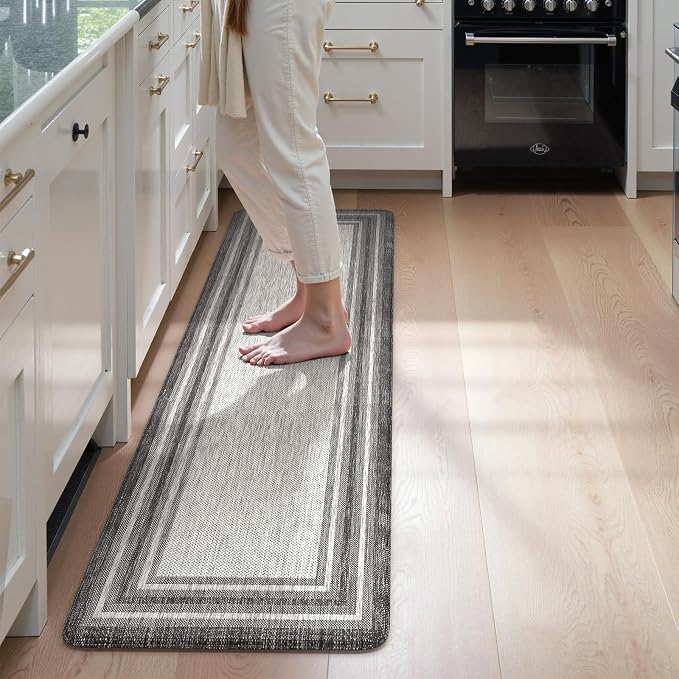 KIMODE Anti Fatigue Kitchen Mat, Cushioned Farmhouse Kitchen Runner Rug - Image 9
