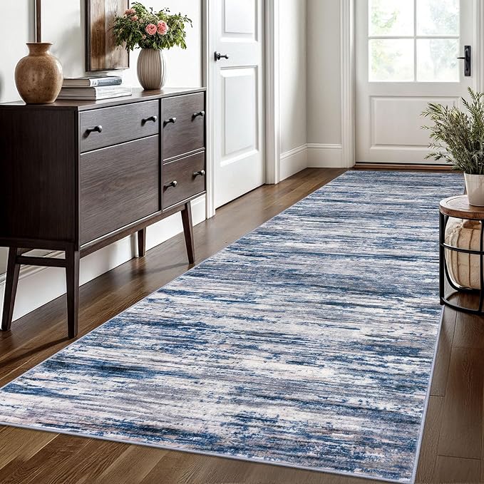 3x10 Modern Abstract Runner Rug by SiiloomRug