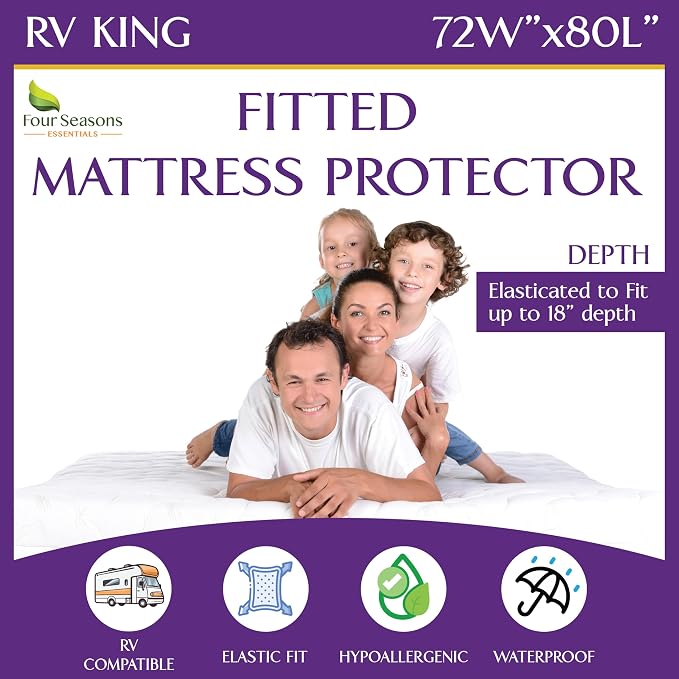 RV King Waterproof Mattress Protector by FourSeasonsEssentials