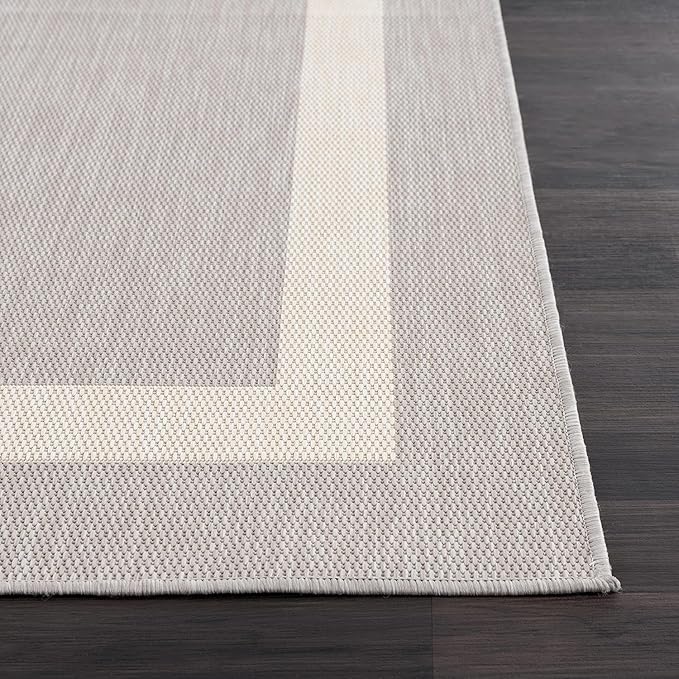 CAMILSON Outdoor Rug 6x9, Modern Outside Rugs - Image 6