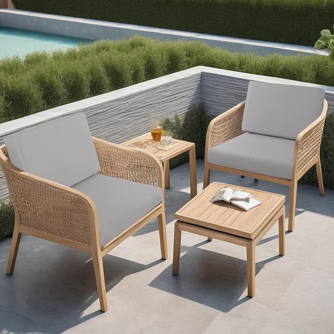idee-home Outdoor Cushions for Patio Furniture, Outdoor Seat Cushion, - Image 3
