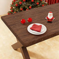 Smiry Rectangle Picnic Tablecloth, Waterproof Elastic Fitted Table Covers by Smiry