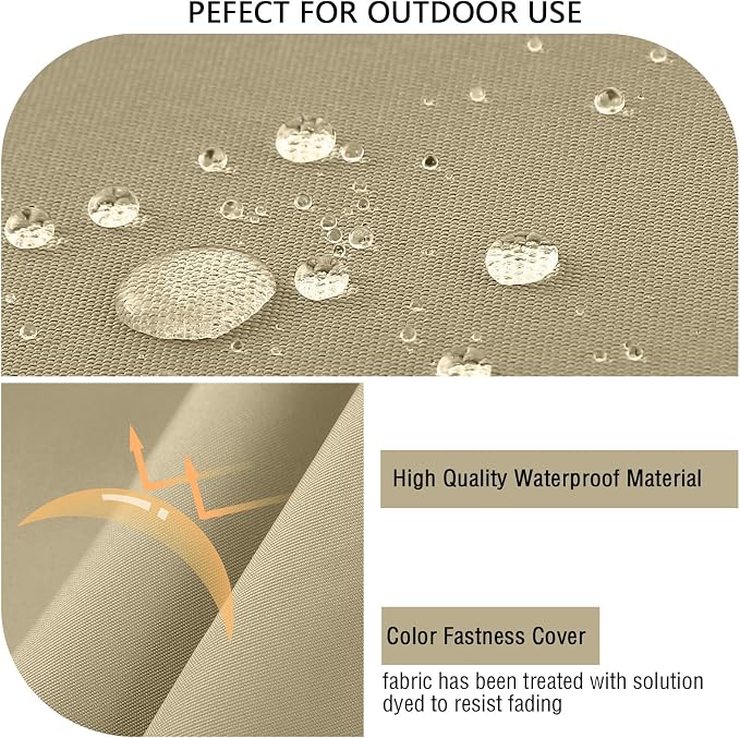 idee-home Outdoor Cushions for Patio Furniture, Outdoor Seat Cushions 28.5 x - Image 6