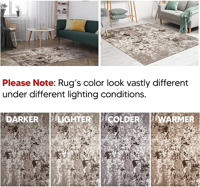 Keen Home Design Area Rugs - 10ft Round Non-Shedding - Image 4