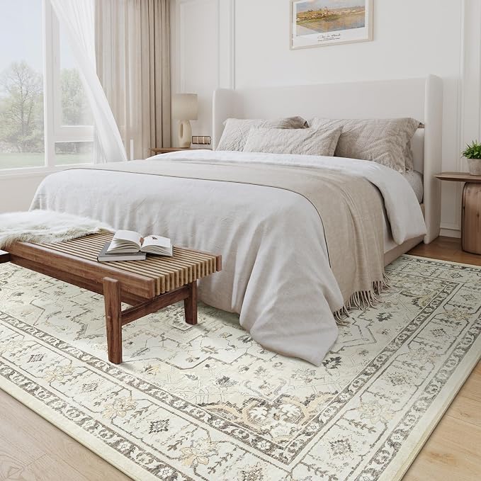 zesthome Area Rug 8x10, Ultra-Thin Washable Rugs - Image 6